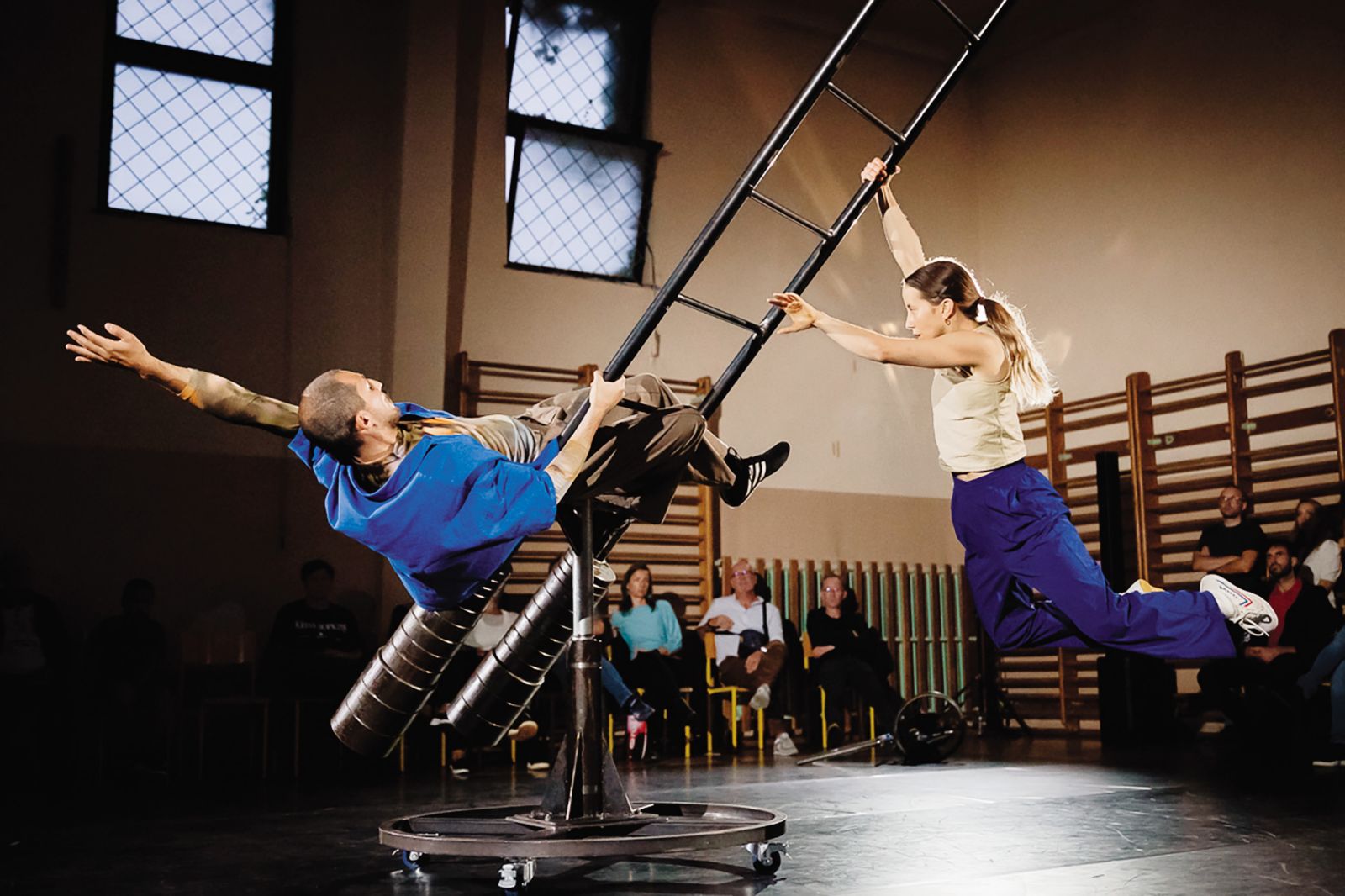 Fabla (Slo): Ali ptice sanjajo o letenju?, telovadnica Osnovne šole | Darja Štravs Tisu