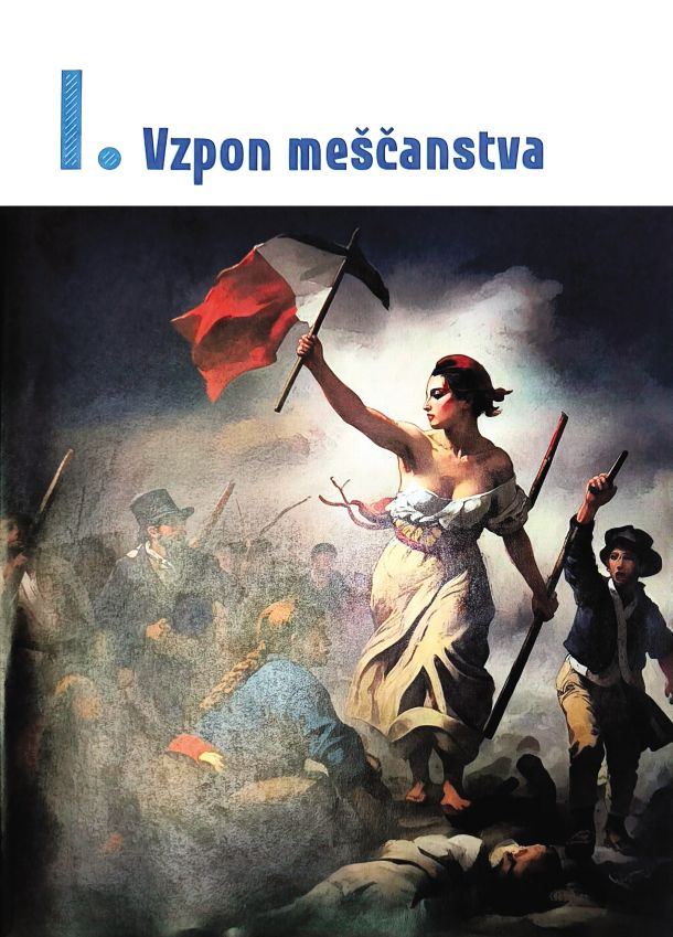 Učbenik Zgodovina 3 (iz leta 2005) se začne s poglavjem Vzpon meščanstva. Krasi ga umetno generirana slika Eugèna Delacroixa »Svoboda vodi ljudstvo«, kjer ima Marianne pokrito oprsje. Izginil je tudi bajonet in še nekaj podrobnosti