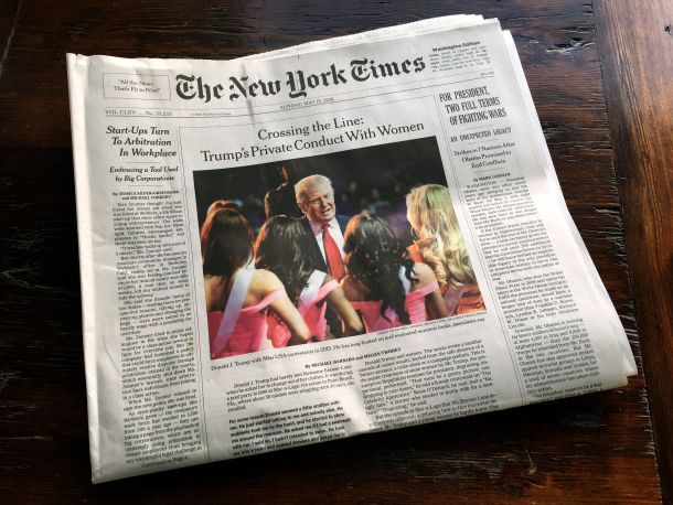 Trump za 15 milijard dolarjev toži časopis