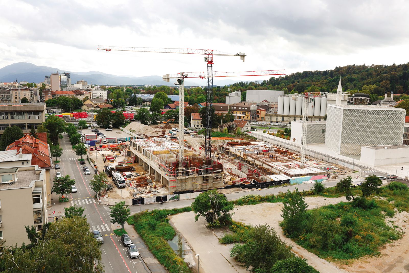 Novo naselje pri Muslimanskem kulturnem centru v Ljubljani 