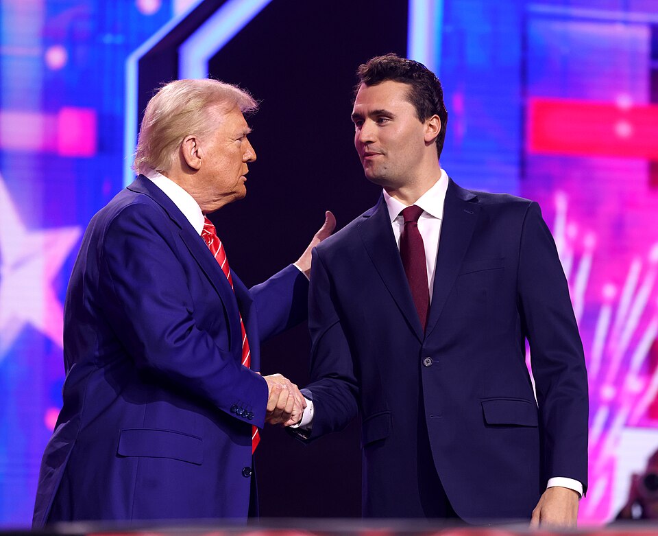 Donald Trump in Charlie Kirk