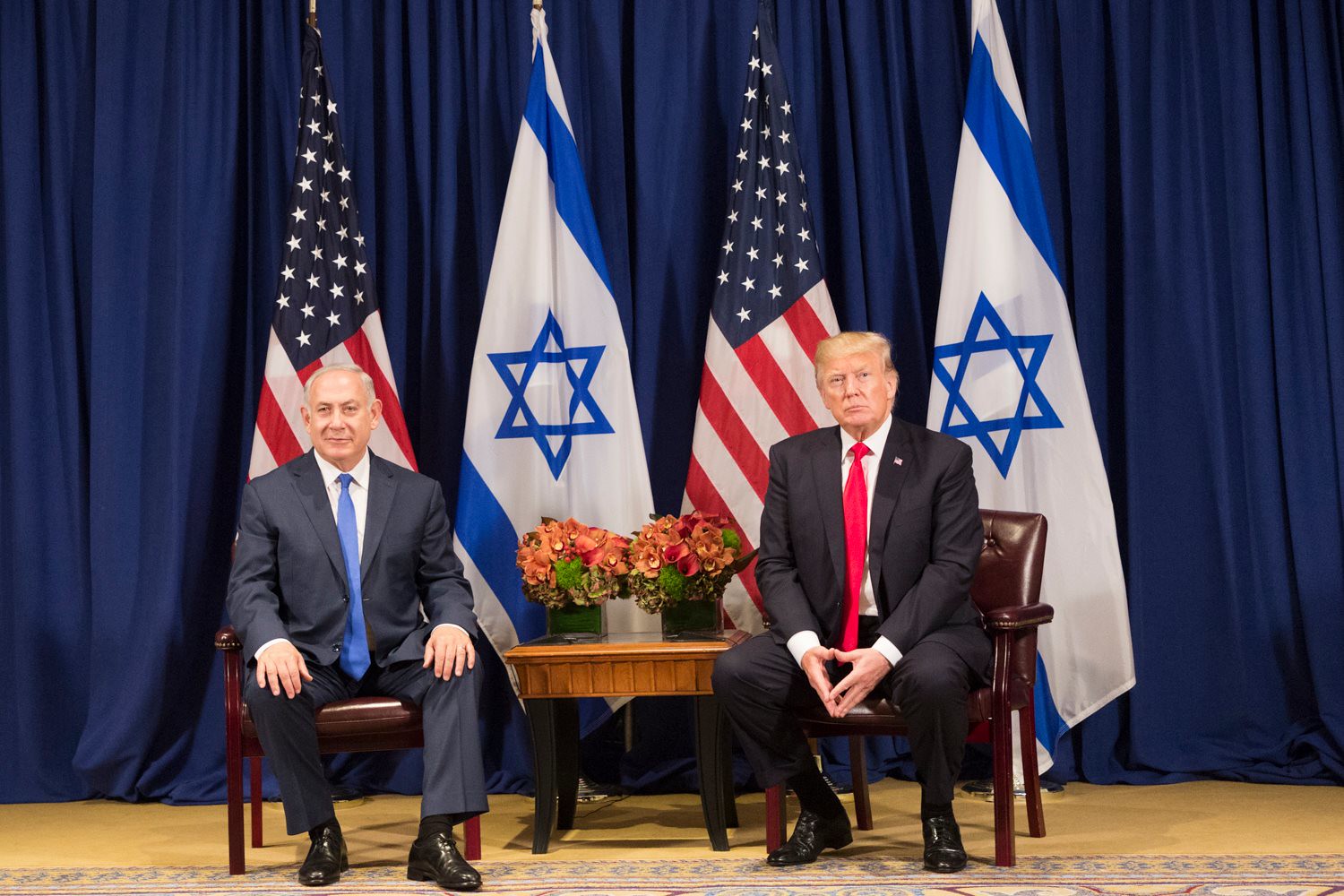 Izraelski premier Benjamin Netanjahu in predsednik ZDA Donald Trump