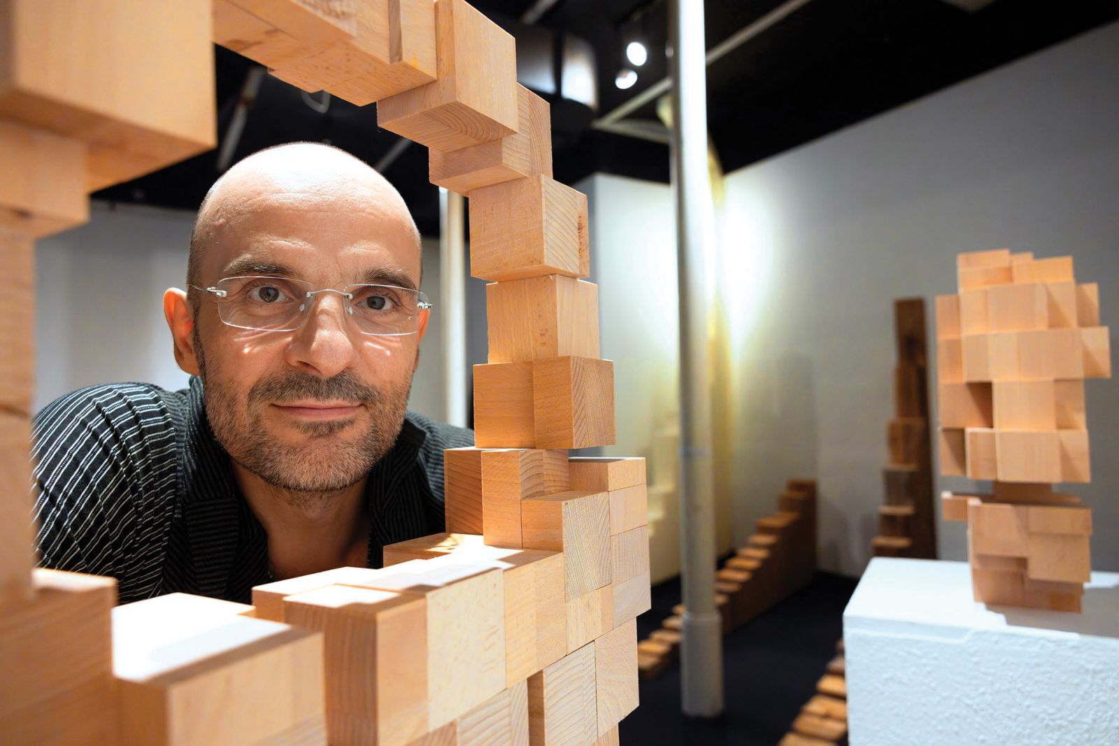 Julij Borštnik: Osnovni gradniki, Galerija Alkatraz, AKC Metelkova mesto, LJ | Nada Žgank