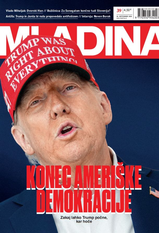 MLADINA 39 2025: KONEC AMERIŠKE DEMOKRACIJE