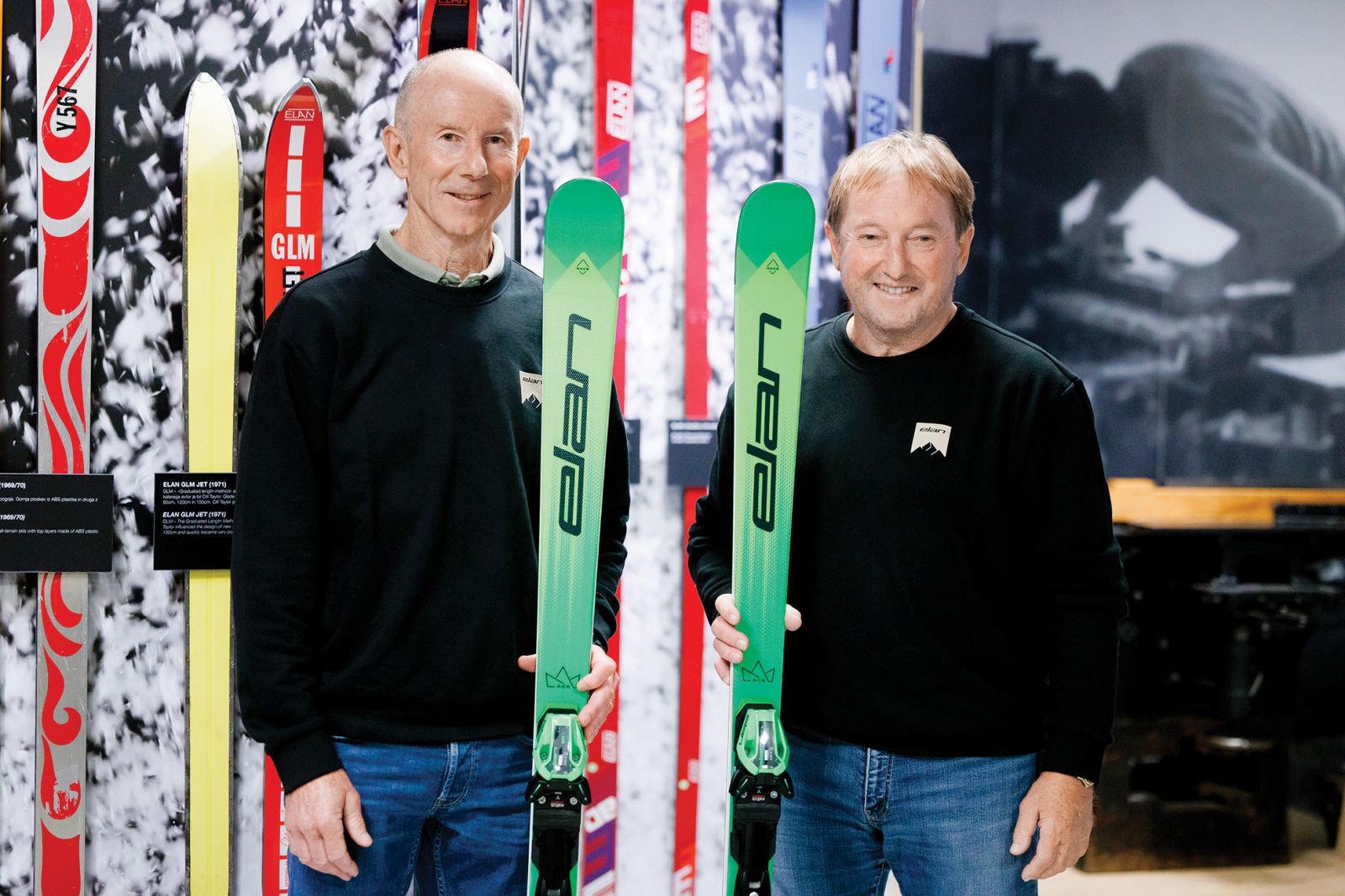 Velikana Ingemar Stenmark in Bojan Križaj, 80-letnica Elana, Begunje na Gorenjskem | Luka Dakskobler