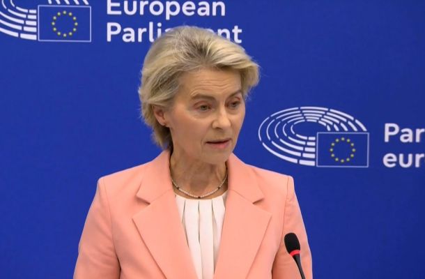 Ursula von der Leyen / »Nikoli ne bomo pozabili grozote napadov Hamasa«