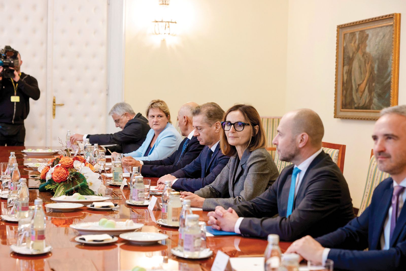 Posvet predsednikov strank pri predsednici države | Luka Dakskobler