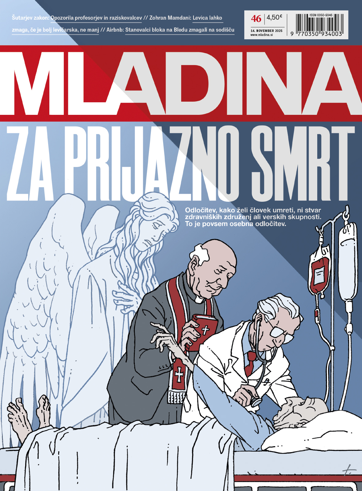 MLADINA 46 2025: ZA PRIJAZNO SMRT