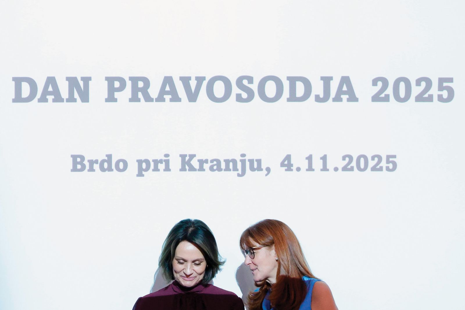 Generalna državna tožilka dr. Katarina Bergant in ministrica v odstopu Andreja Katič na dnevu pravosodja | Luka Dakskobler