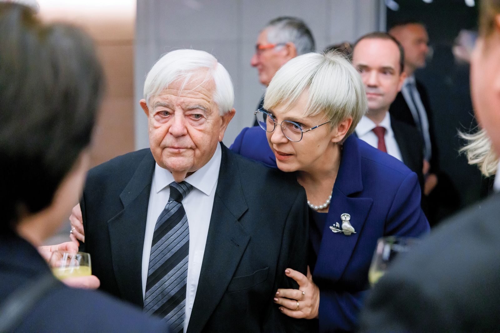 Predsednica Nataša Pirc Musar in bivši predsednik Milan Kučan na proslavi ob dnevu reformacije | Luka Dakskobler