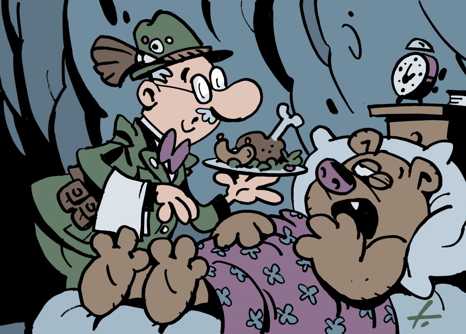 Medvede krmijo, mar ne?