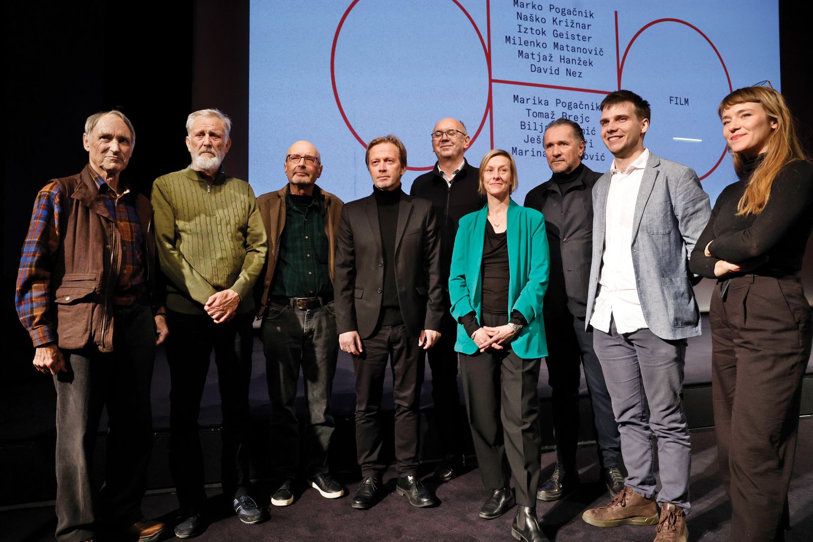 OHO Film; film o avantgardnem umetniškem gibanju: filmska ekipa z režiserjem Damjanom Kozoletom in člani skupine OHO, Cankarjev dom, LJ | Borut Krajnc