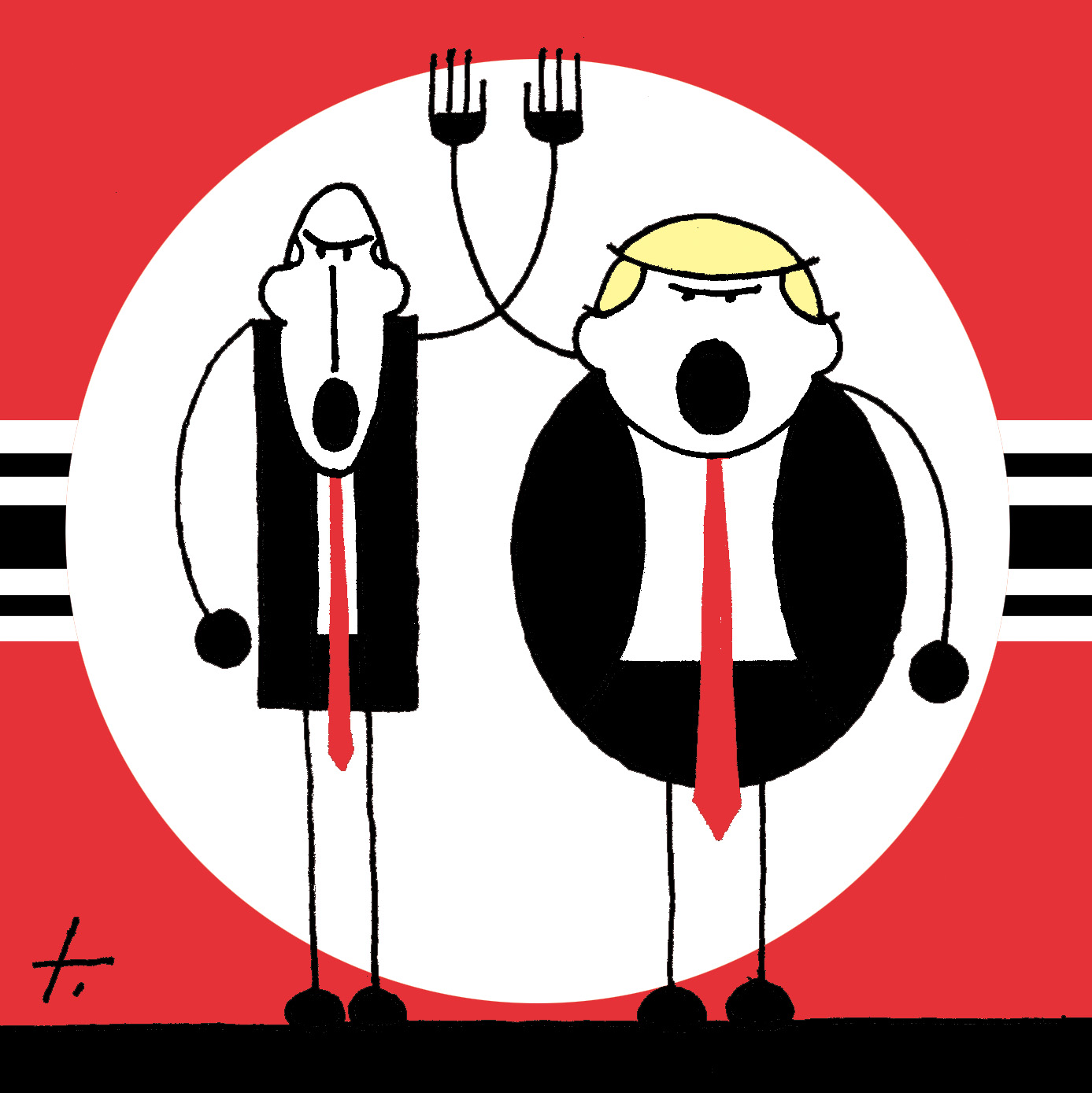 Komentar /  Kaj druži Trumpa in Janšo