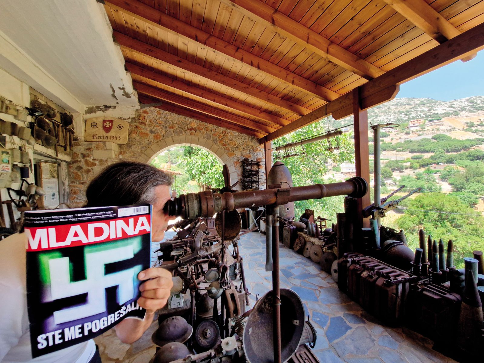 Vojni muzej, zasebna zbirka protinacističnega borca – Askifu, Kreta, GR