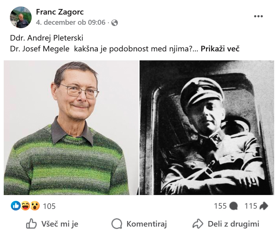 Napad (seveda ne edini), kakršne so in jih še vedno na družbenih omrežjih doživljajo snovalci na referendumu zavrnjenega zakona o pomoči pri prostovoljnem končanju življenja.
