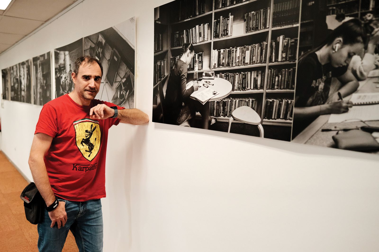 Gašper Lešnik: Obiskovalci, Centralna tehniškna knjižnica, LJ | Luka Dakskobler