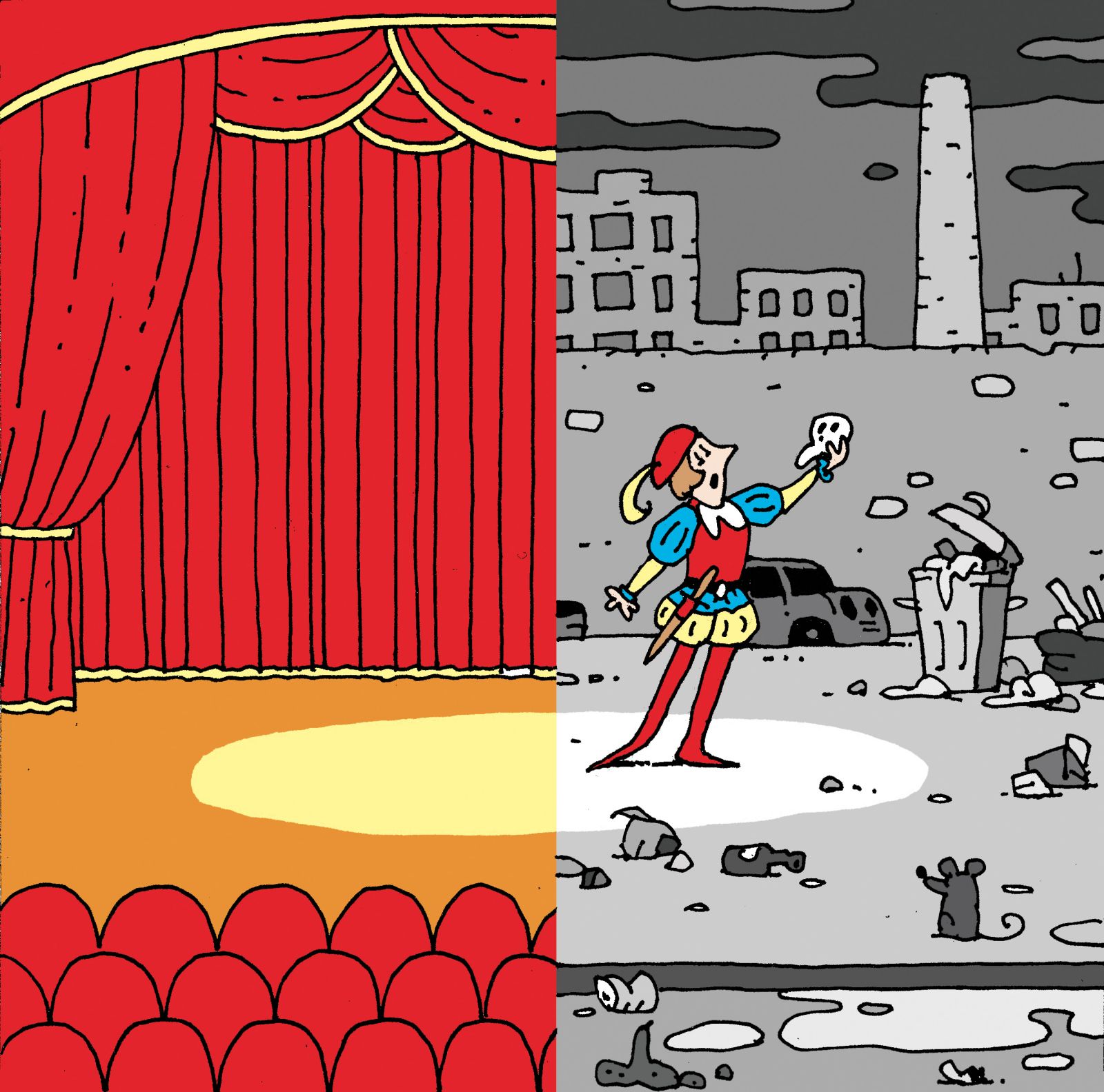 Gledališče absurda v politiki in teatru