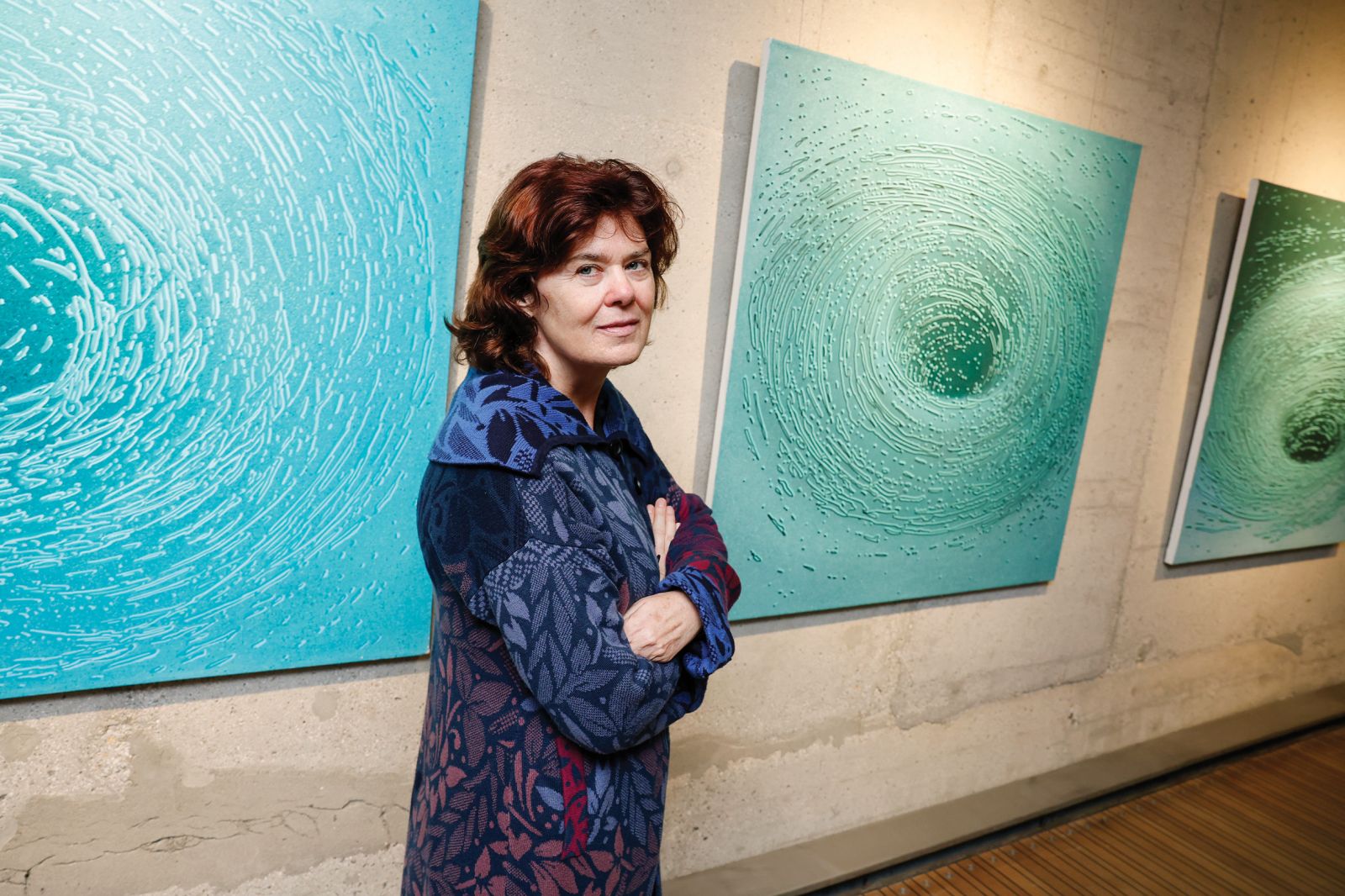 Jasna Samarin: Tihi tokovi; Galerija »S«, Ljubljanski grad | Borut Krajnc