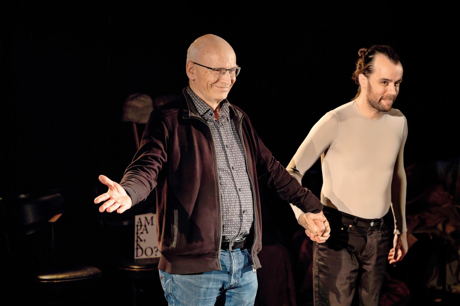 Mladen Dolar: O govoricah; avtor in igralec Blaž Šef, Nova pošta, Maska Ljubljana, SMG, LJ | Borut Krajnc