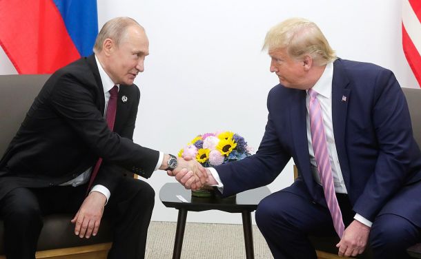 Ruski predsednik Vladimir Putin in predsednik ZDA Donald Trump