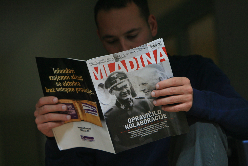 Primer Grims / Društvo novinarjev podprlo Mladino