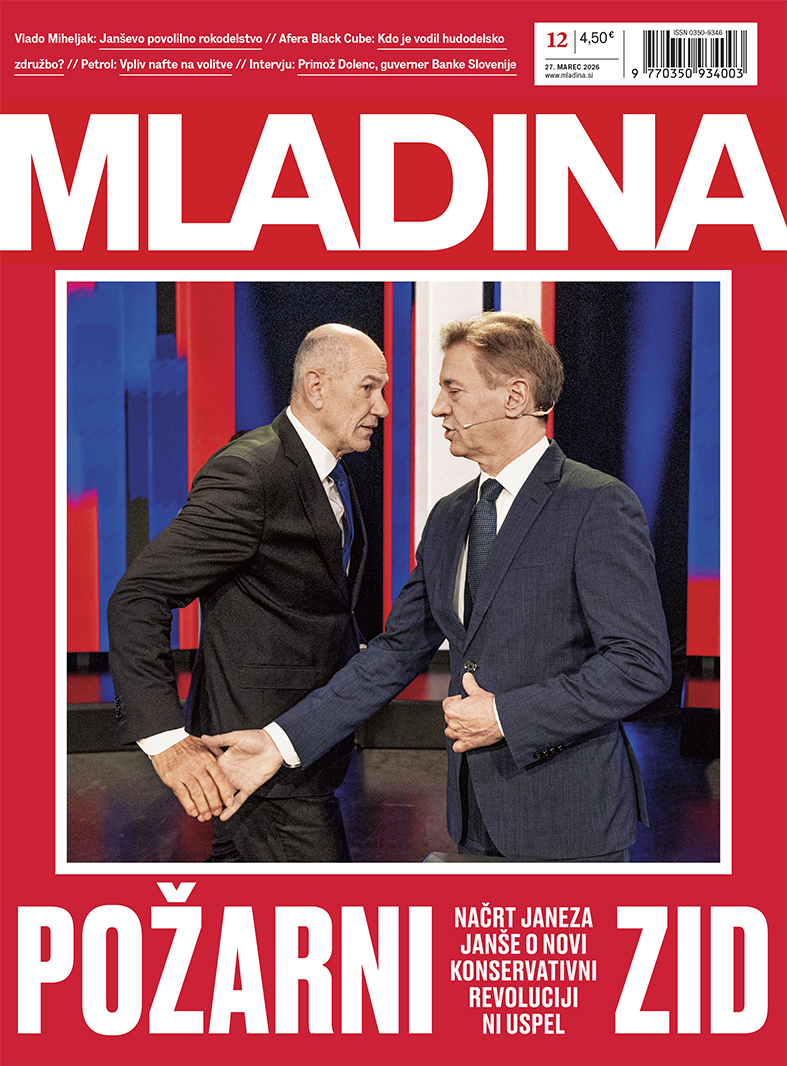 Nova naslovnica Mladine / POŽARNI ZID