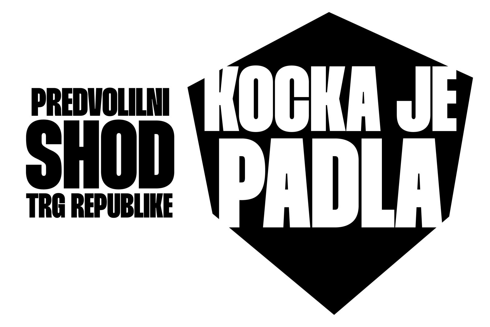 Plakat predvolilnega shoda