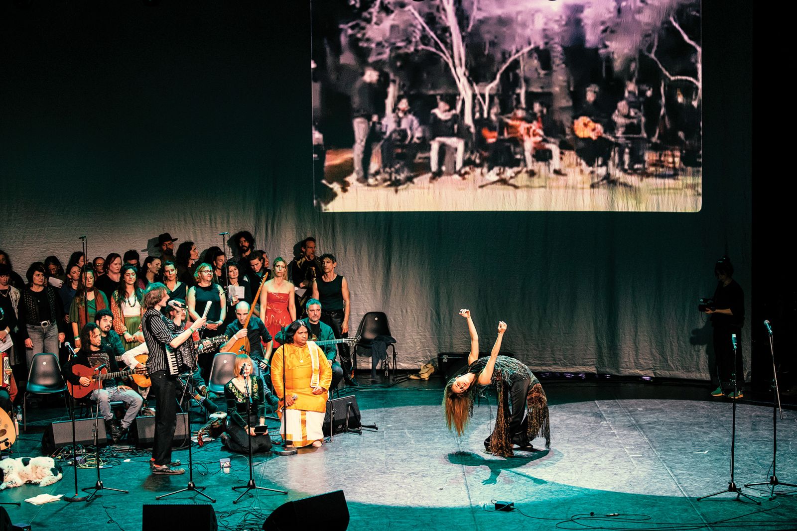 Float 2 Gaza & P/\ST (CZ), 100 nastopajočih v živo iz Gaze in v Gazo; Kavč Festival, Kino Šiška, LJ | Urška Boljkovac