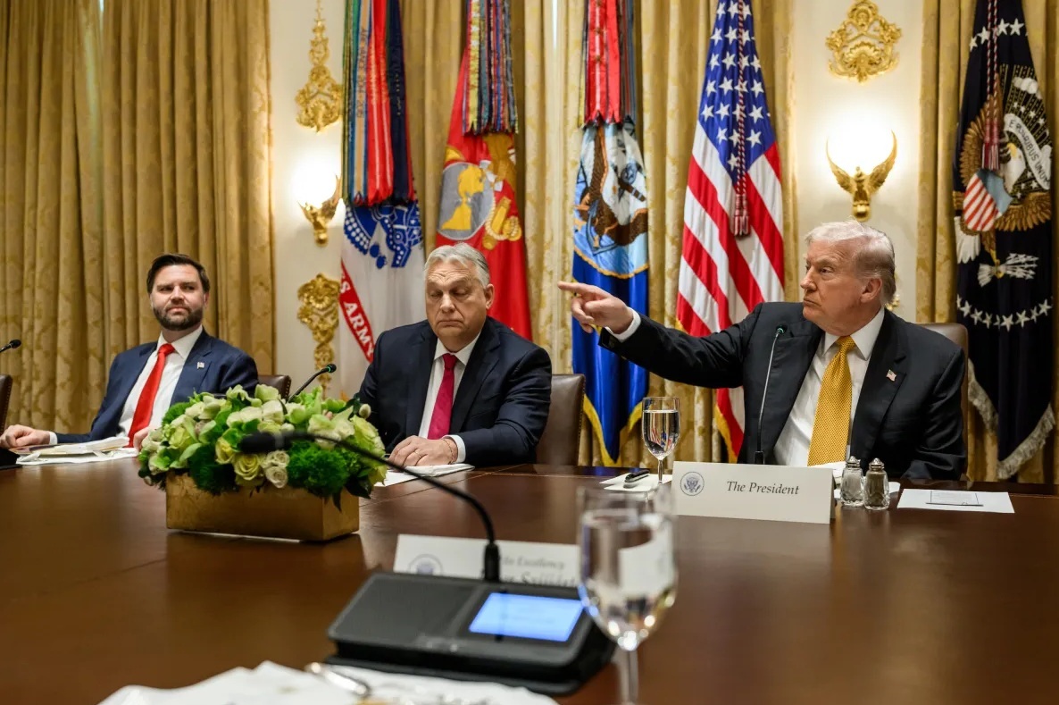 JD Vance, Viktor Orban in Donald Trump