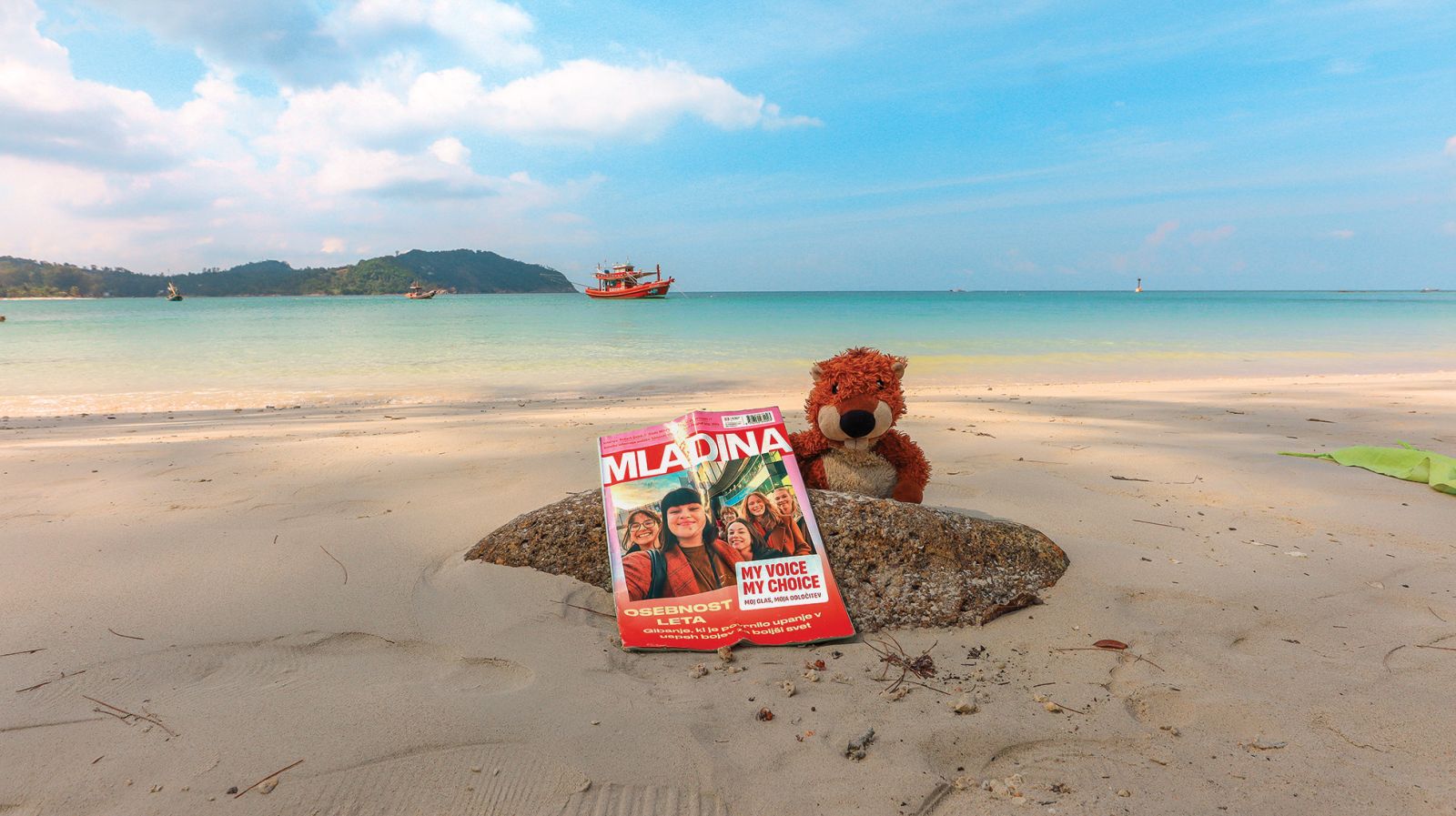 Rajc s skupino slovenskih junakinj; Koh Phangan, Tajska | Jan Jesenovec