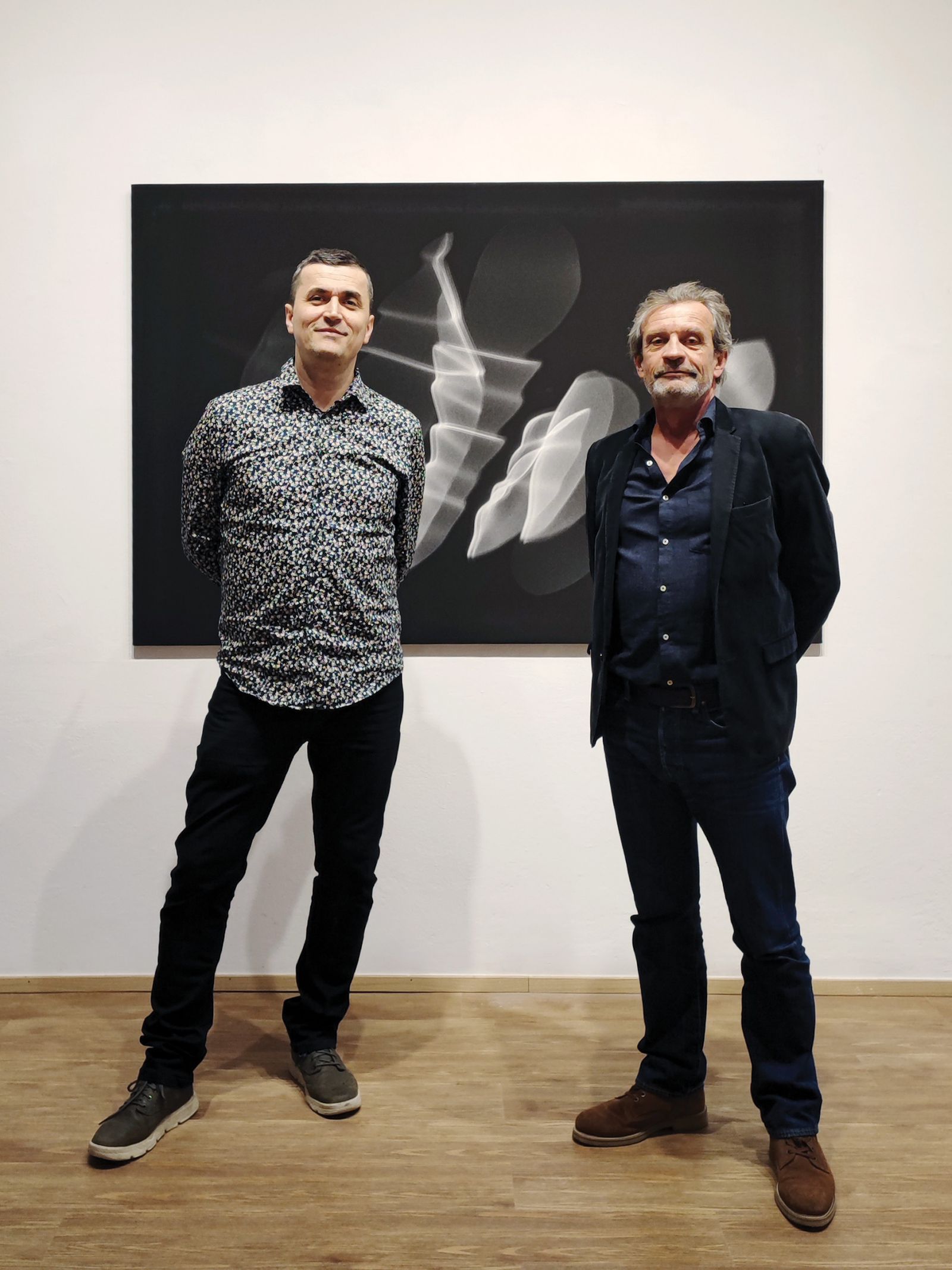 Željko Stevanić: Vodne vizije; iz cikla Izvor: Kočevje, avtor in Jerome Fritel, Likovni salon Kočevje | Nadja Kovačič