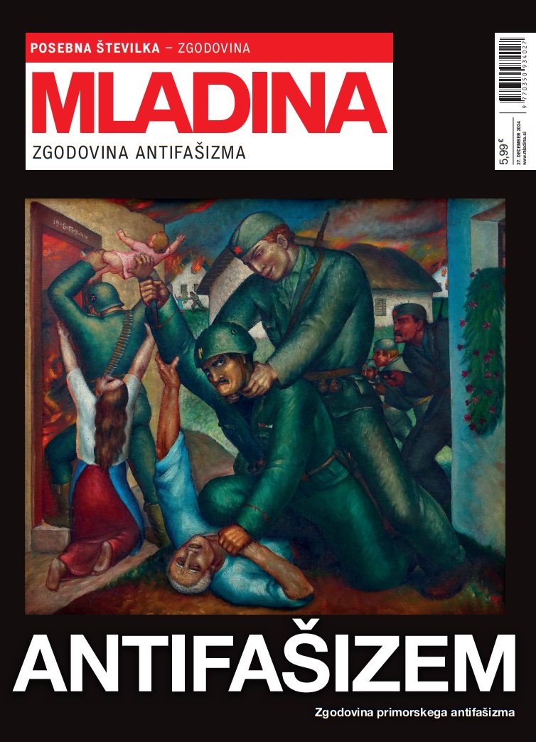 Naslovnica posebne številke Mladine ANTIFAŠIZEM