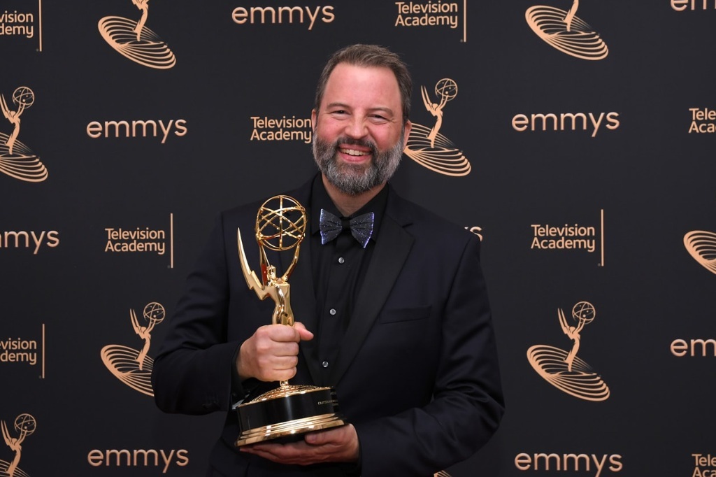Paul Debevec na podelitvi nagrad Emmy