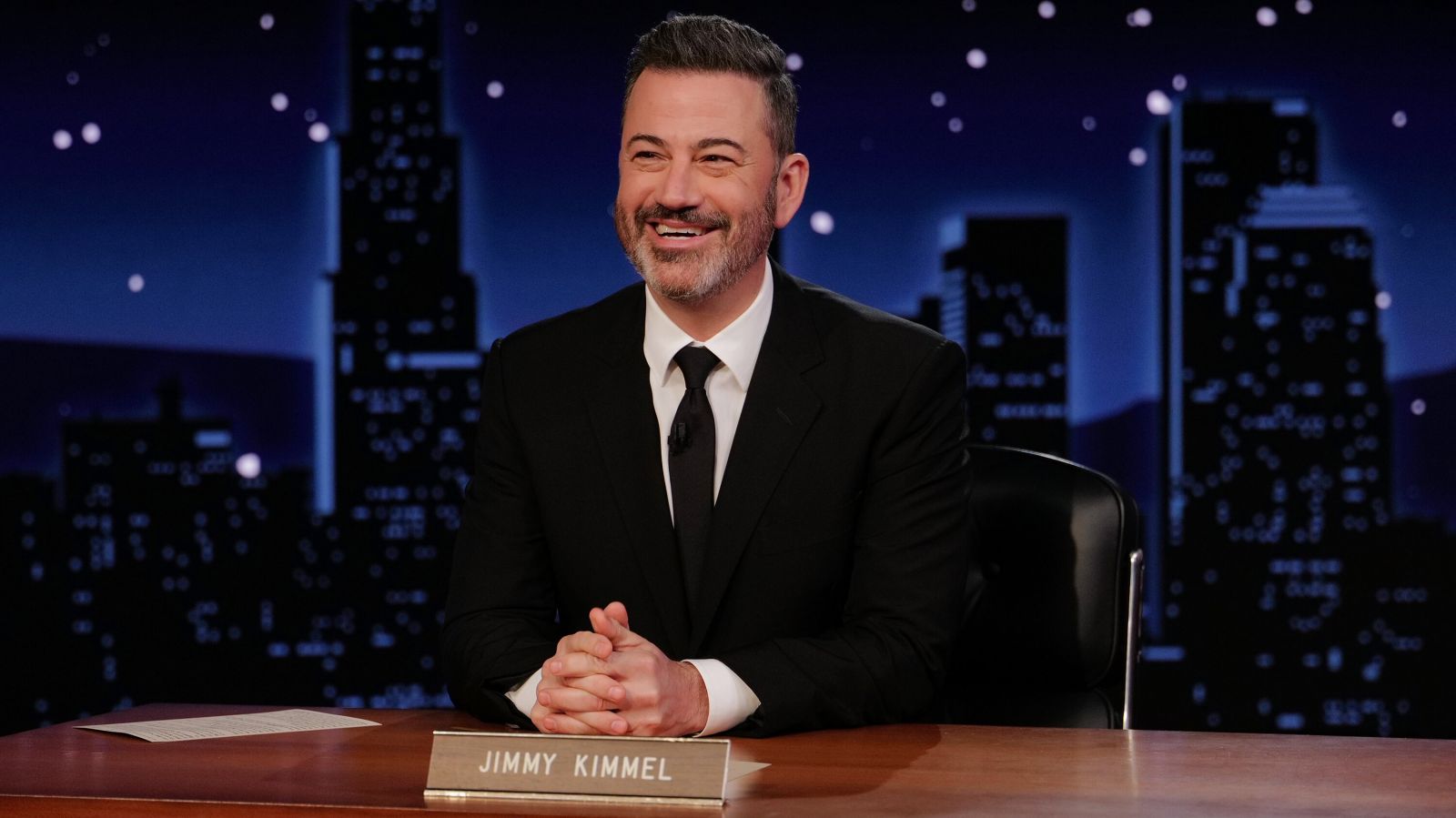 Jimmy Kimmel v svoji oddaji na ABC