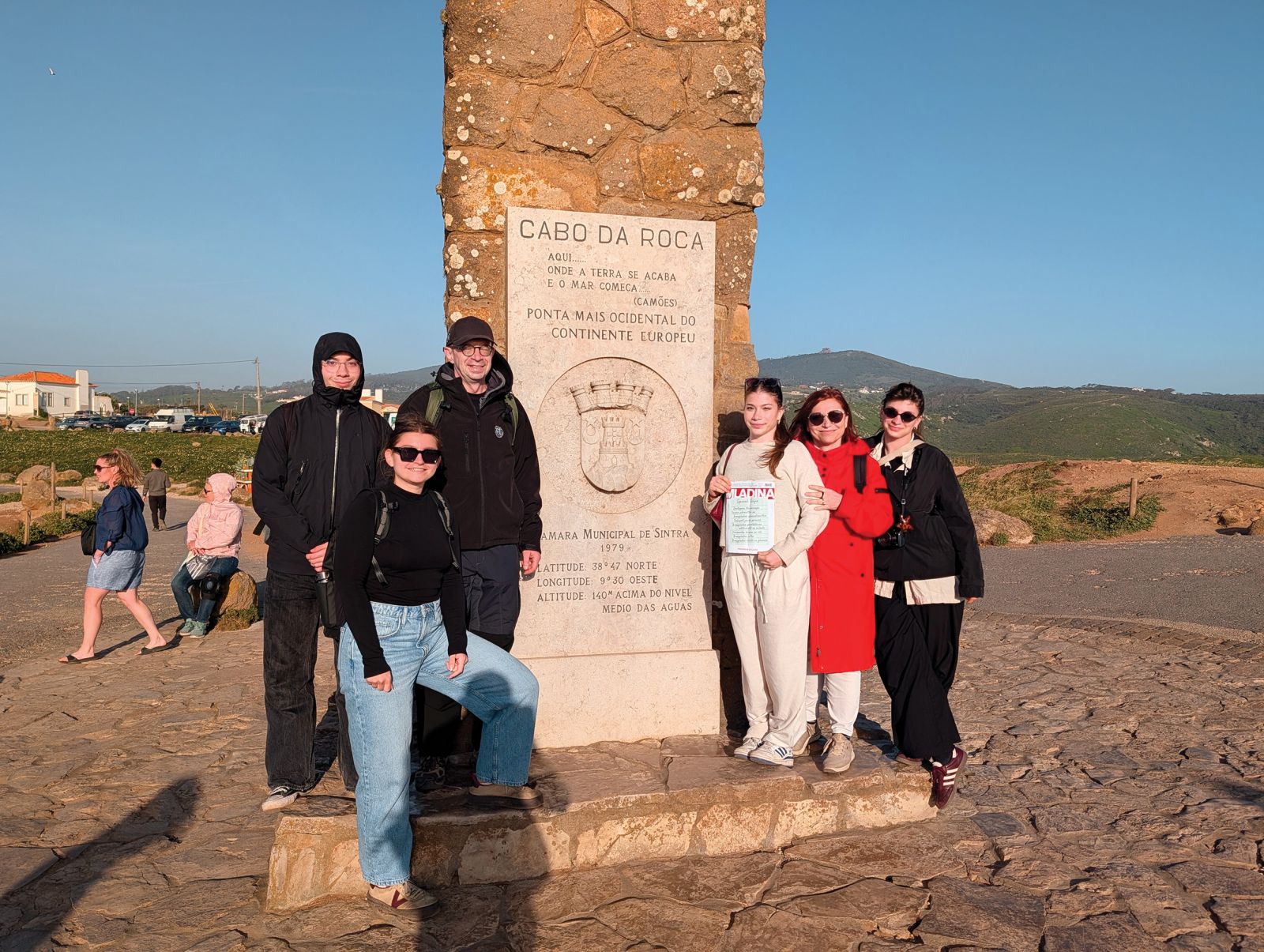 Cabo da Roca, najzahodnejša točka evropske celine, P | družina Vulović