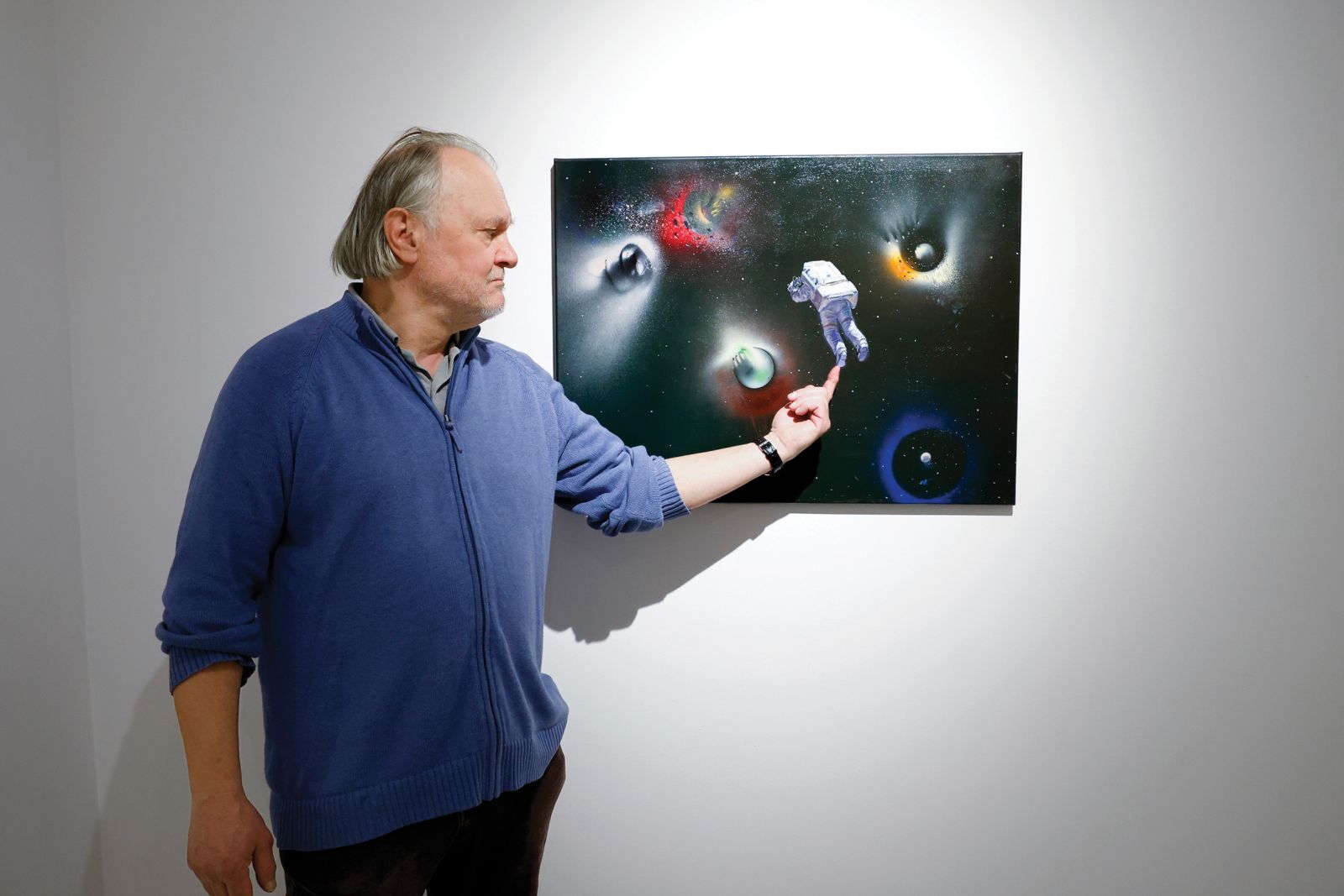 Milan Erič: Retrospektiva, kakor zgoraj, tako spodaj; Galerija Bažato, LJ | Borut Krajnc