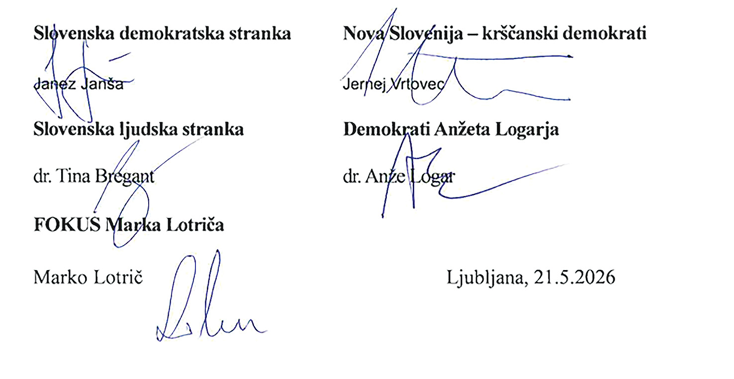 Zadnja stran koalicijske pogodbe