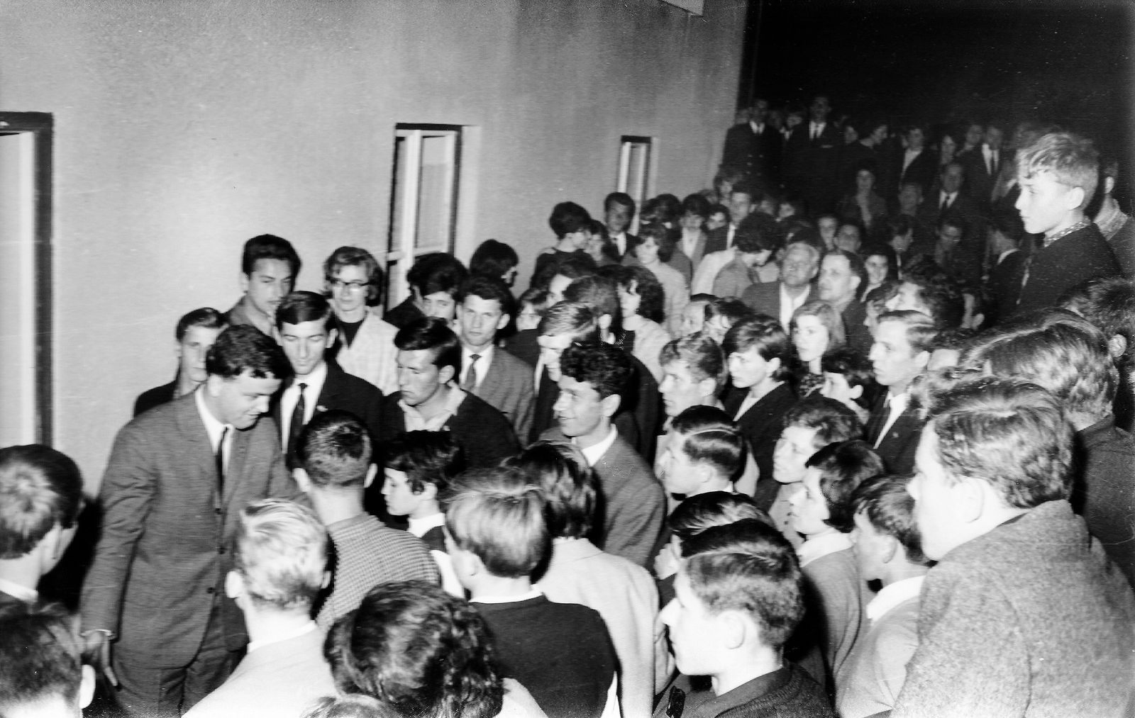 Odprtje kluba leta 1966 v nekdanjem skladišču Sokolskega doma