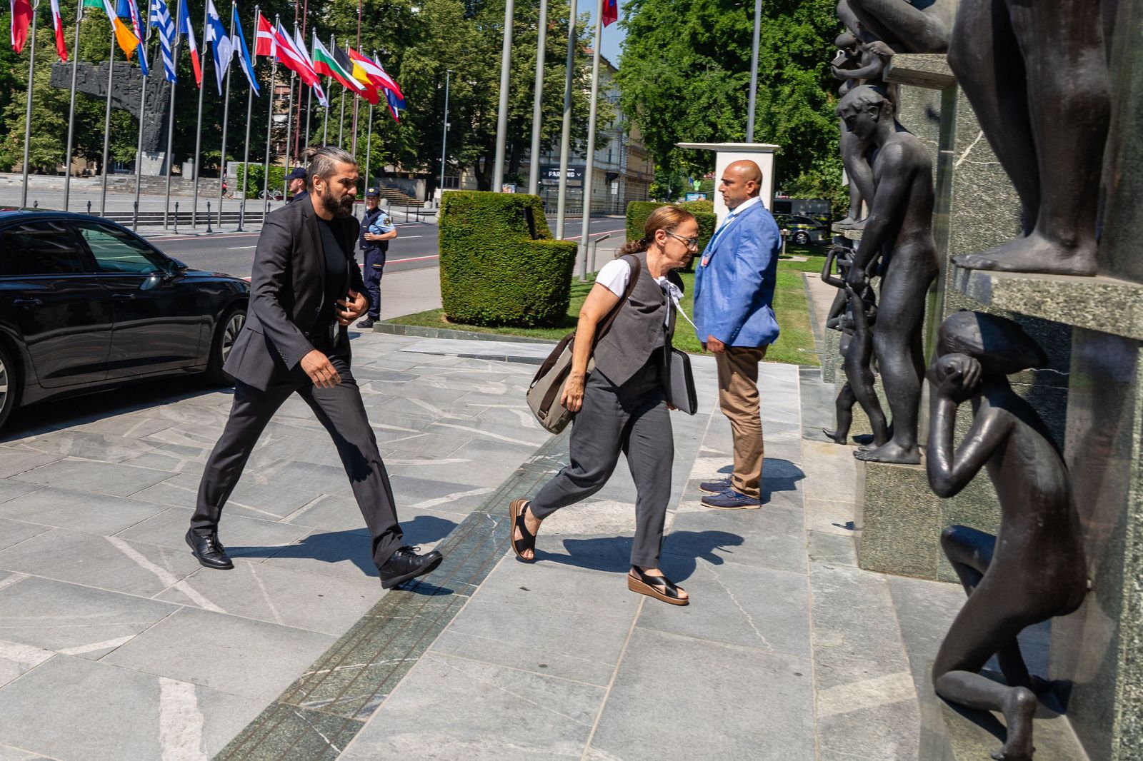 Prihod in protest / Izraelska veleposlanica v Sloveniji