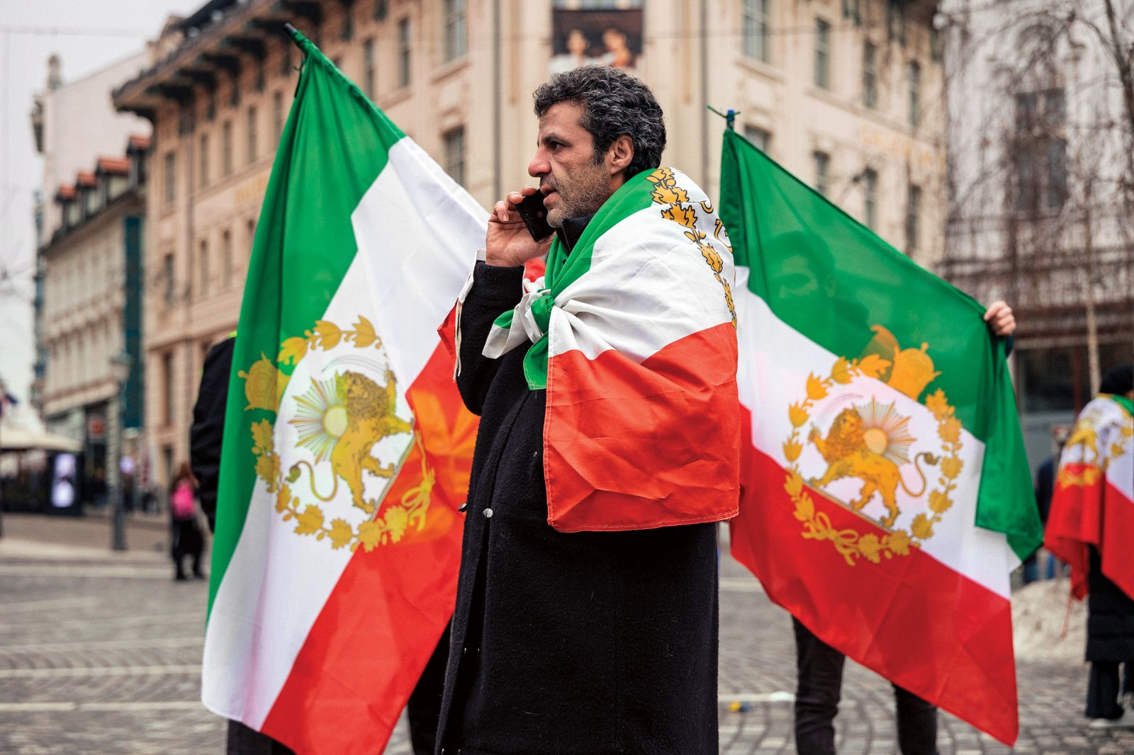 Podpora iranskim protestnikom v Ljubljani | Črt Piksi
