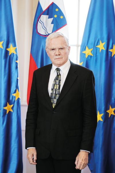 Slavko Pregl ob prejemu državnega odlikovanja leta 2017