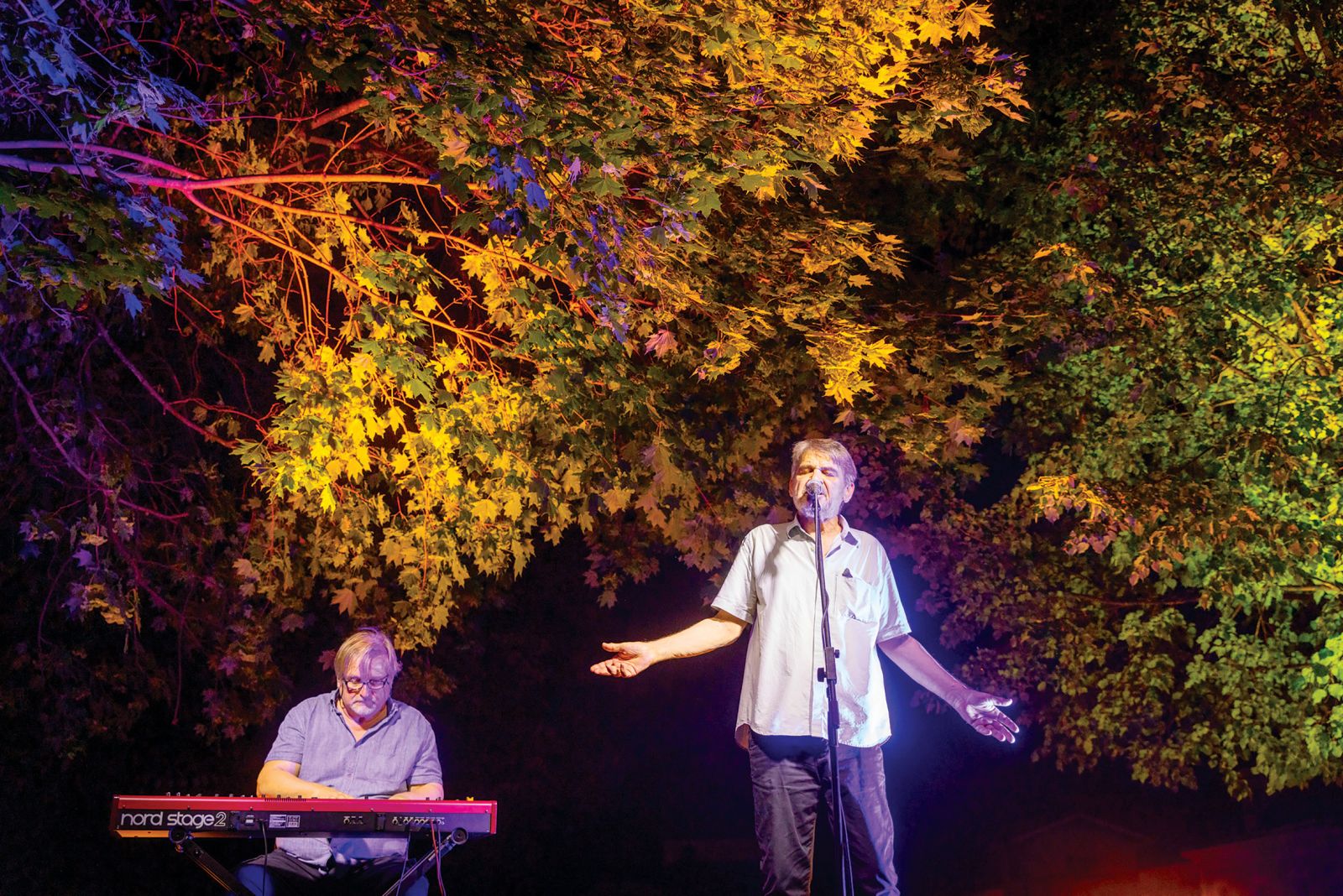 Avtomobili Duo, Marko & Mirko Vuksanović; Festival Novomeško poletje, Park rastoče knjige, NM | Boštjan Pucelj
