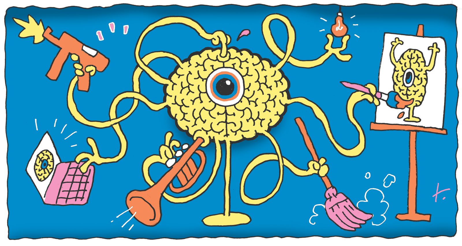 Umetna inteligenca kot jo vidi Mladinin ilustrator Tomaž Lavrič