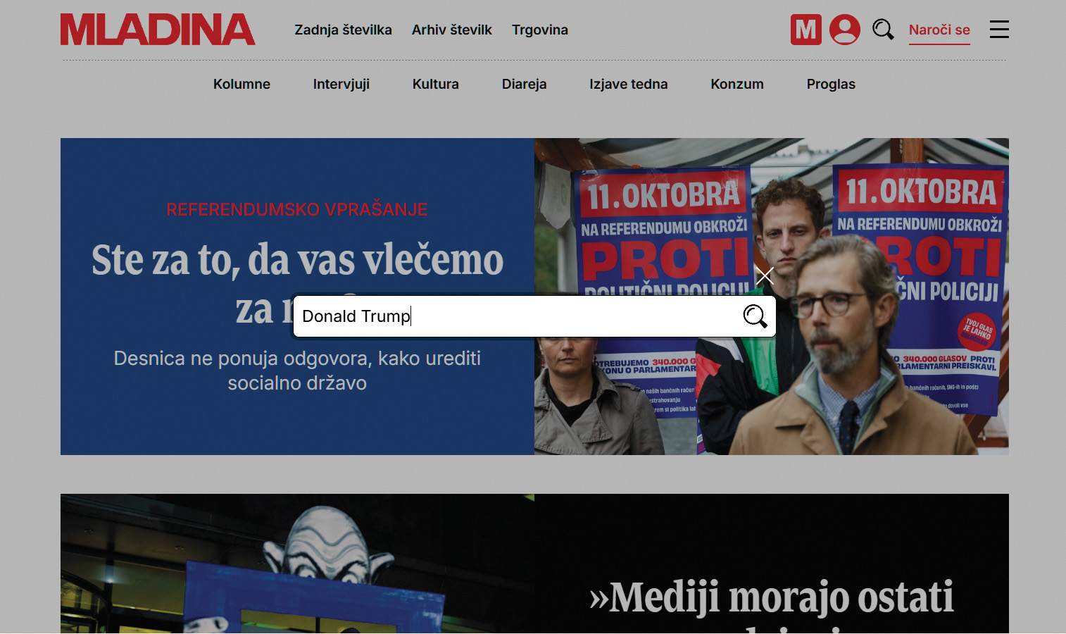 Iskanje po spletni Mladini je zdaj lažje in hitrejše