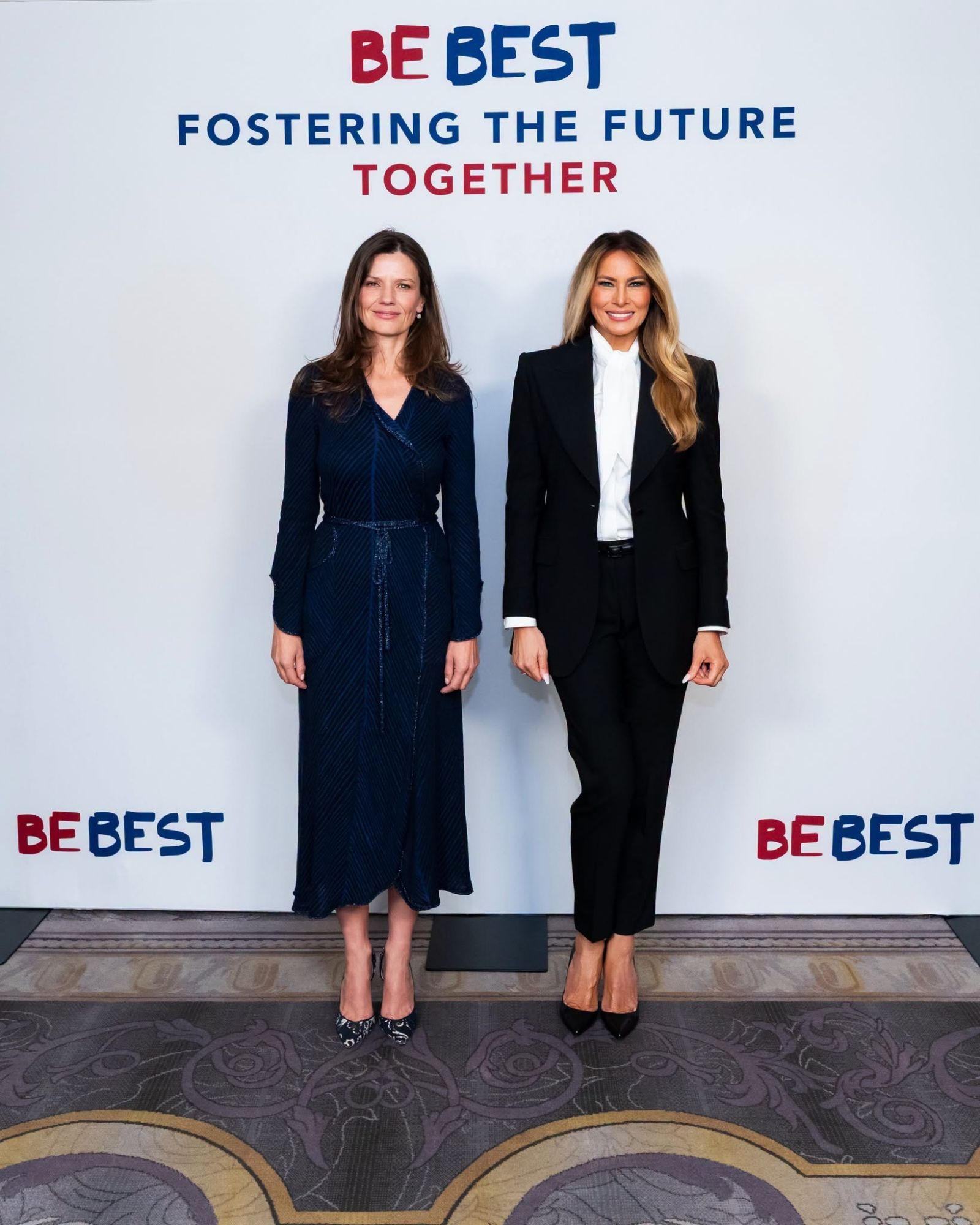 Urška Bačovnik Janša in Melania Trump