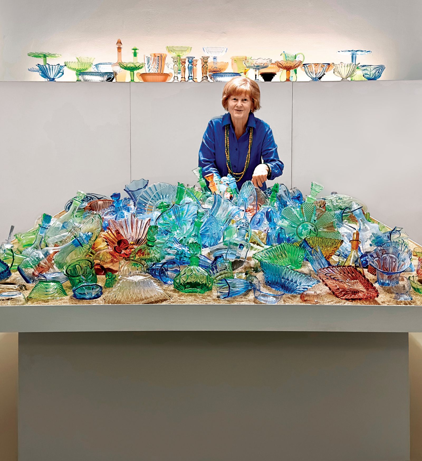 Marjeta Marinčič: Shramba spominov, instalacija, galerija Rimska 24, LJ | Ella Van Daele