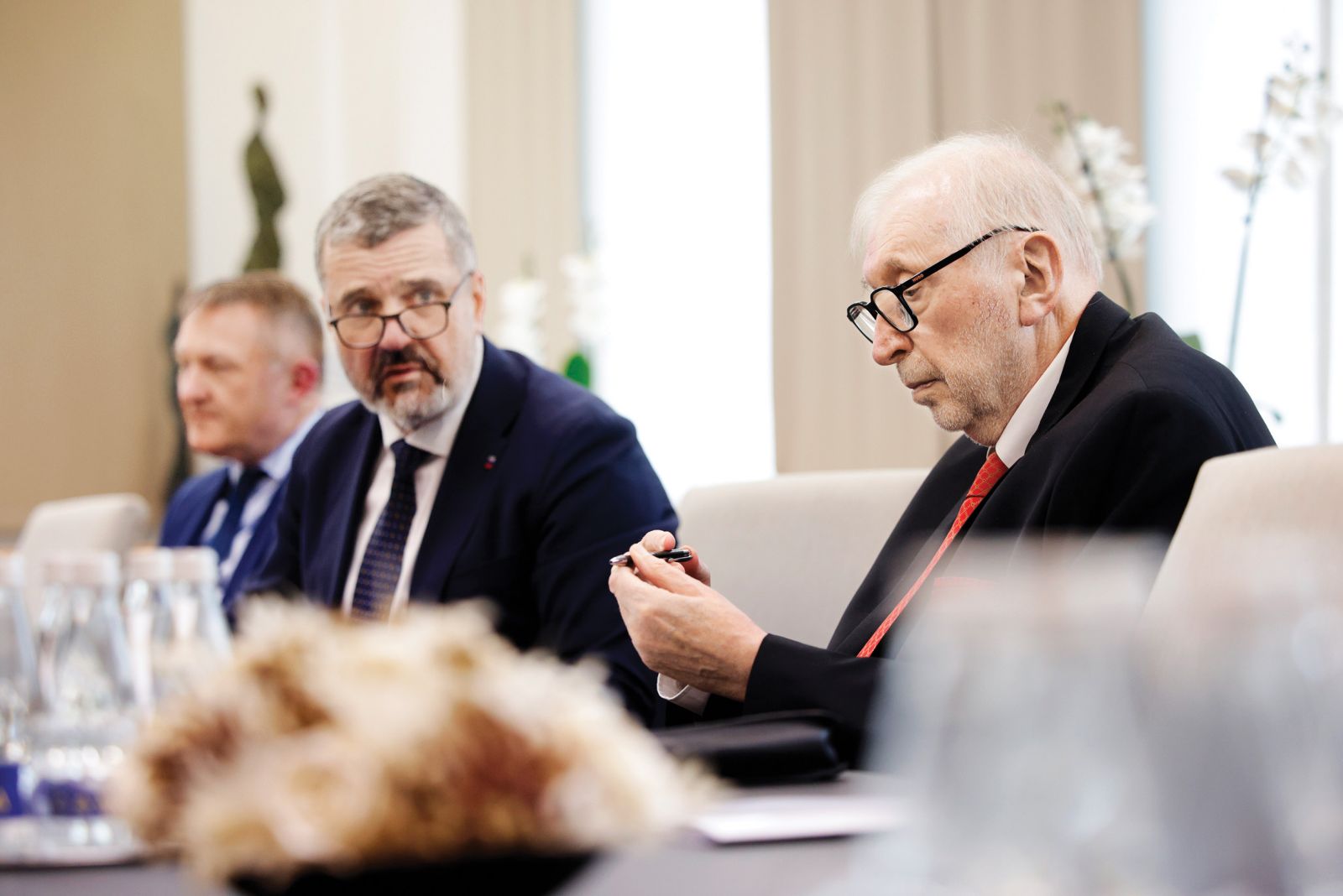 Dimitrij Rupel in Tone Kajzer na seji strateškega sveta za zunanjo politiko | Željko Stevanić