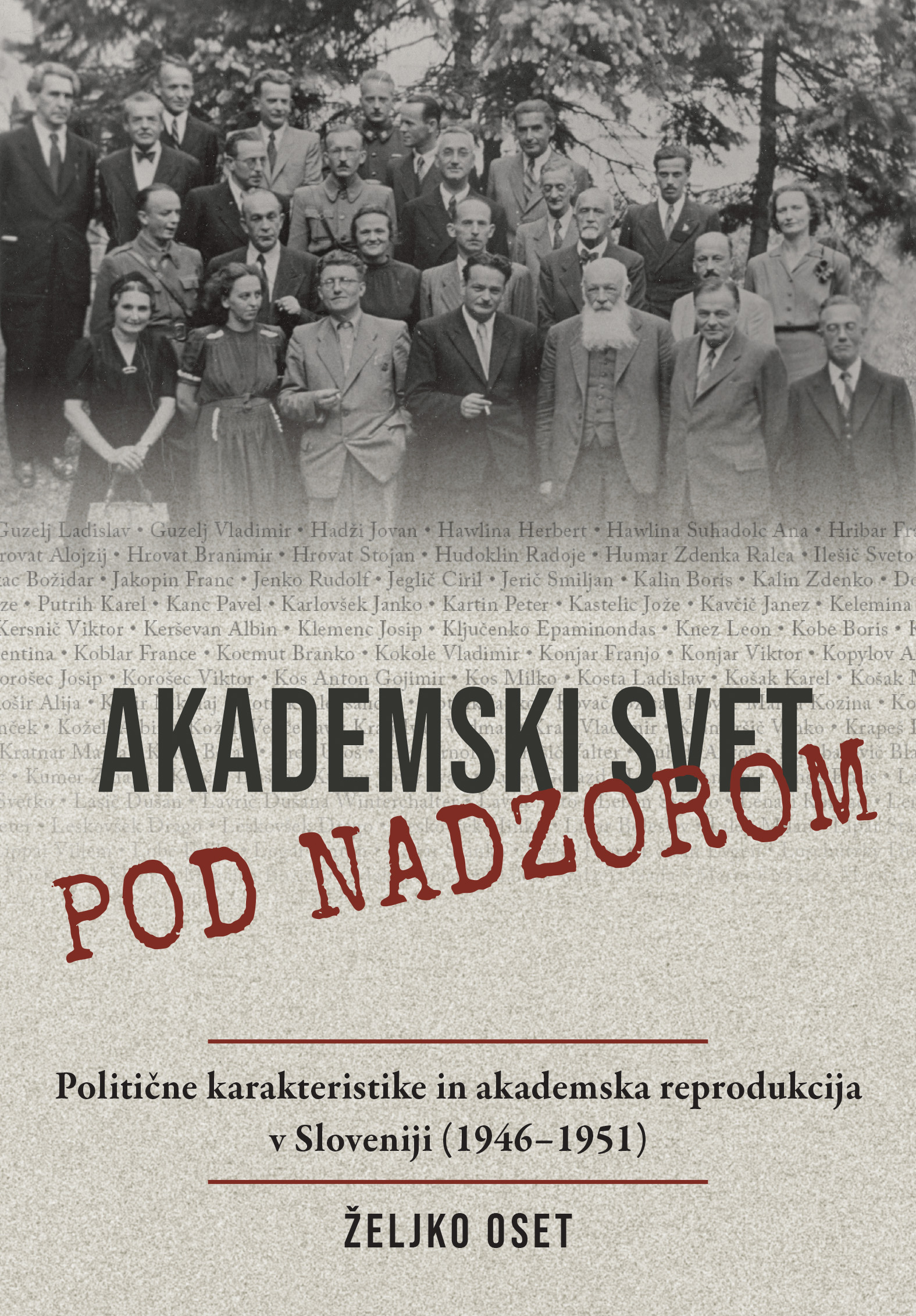 Željko Oset: Akademski svet pod nadzorom