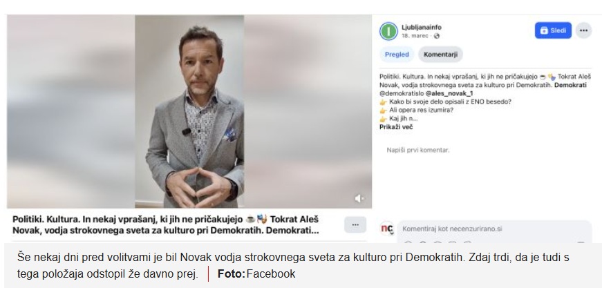 Kazenska ovadba zoper Logarja, Novaka in stranko Demokrati