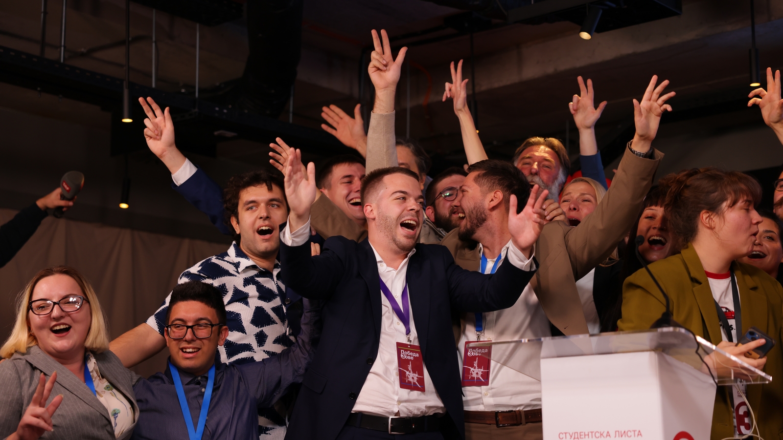 Volitve v Srbiji / »Študenti so zmagali«